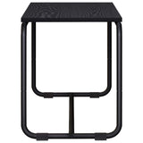 TV Stand 98 x 35.5 x 42 cm Black Oak Engineered Wood