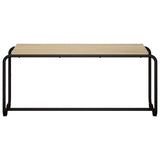 TV Stand 98 x 35.5 x 42 cm Sonoma Oak Engineered Wood - Side View