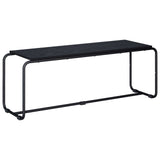 TV Stand 113.5 x 35.5 x 42 cm Black Oak Engineered Wood