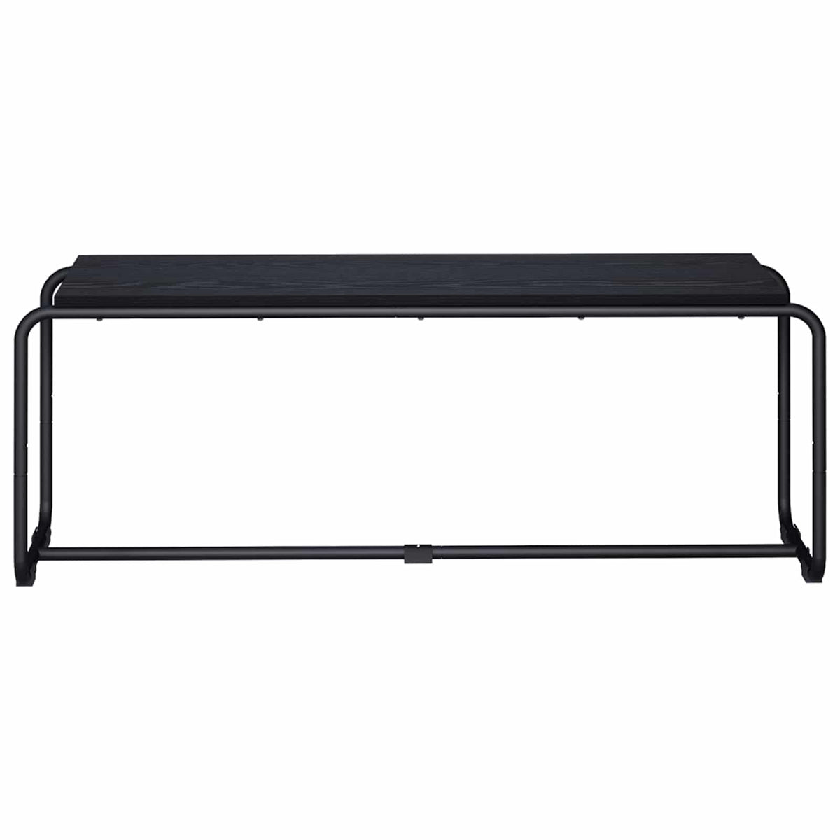 TV Stand 113.5 x 35.5 x 42 cm Black Oak Engineered Wood