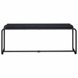 TV Stand 113.5 x 35.5 x 42 cm Black Oak Engineered Wood