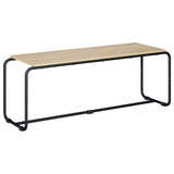 TV Stand 113.5 x 35.5 x 42 cm Sonoma Oak Engineered Wood - Front View