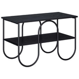 TV unit 80 x 40 x 50 cm Black Oak Engineered Wood