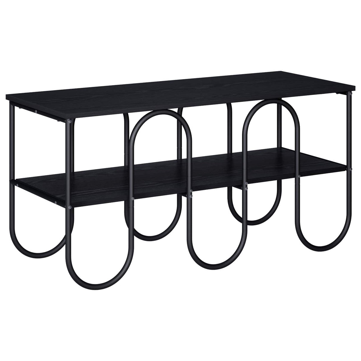 TV unit 100 x 40 x 50 cm Black Oak Engineered Wood
