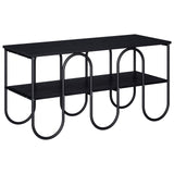 TV unit 100 x 40 x 50 cm Black Oak Engineered Wood