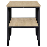 TV unit 100 x 40 x 50 cm Sonoma Oak Engineered Wood - Top-Down View