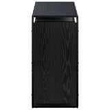 Sideboard Black Oak 98 x 37.5 x 75.5 cm Engineered Wood