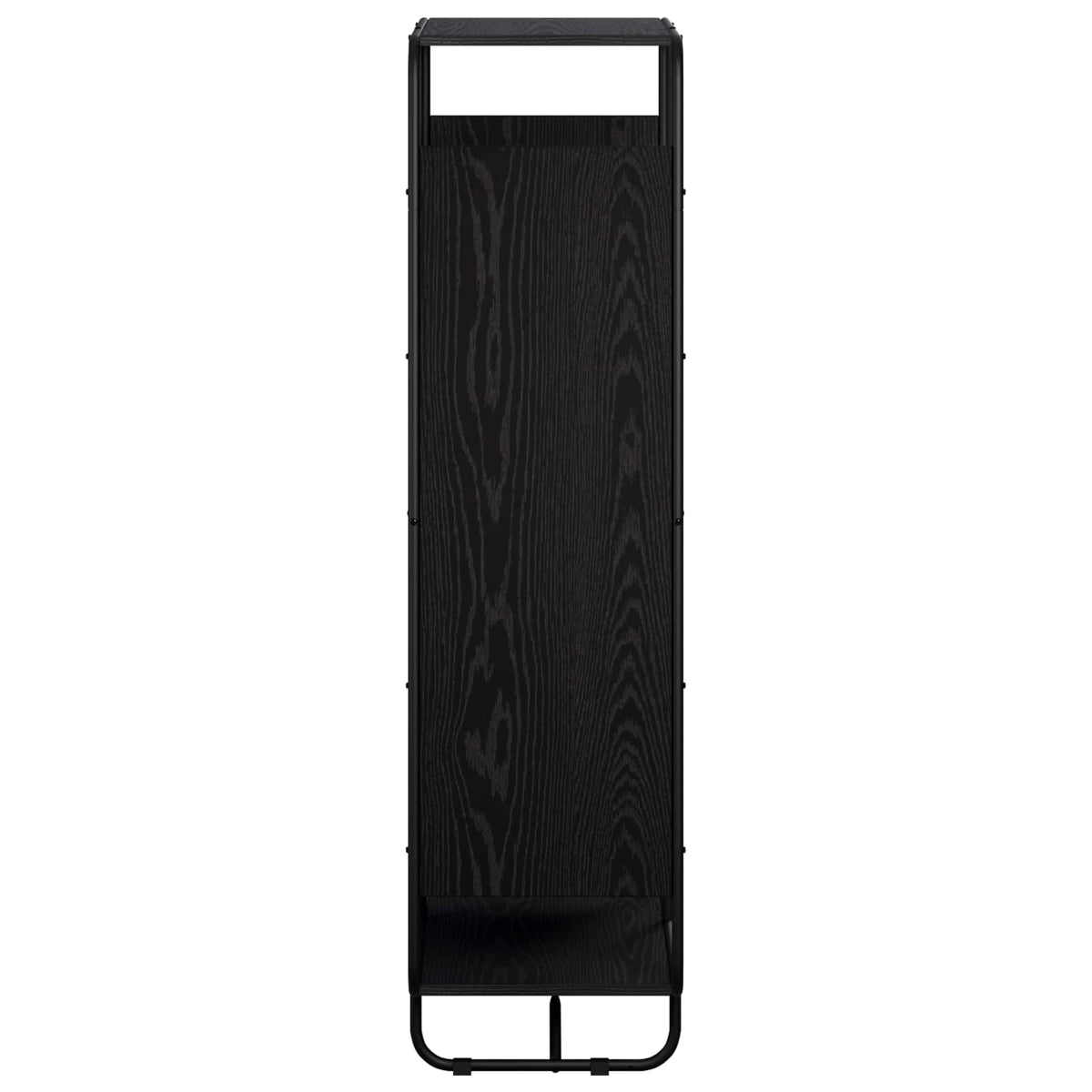 Highboard Black Oak 60 x 37.5 x 144 cm Engineered Wood