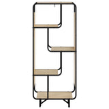 Highboard Sonoma Oak 60 x 37.5 x 144 cm Engineered Wood - Front View