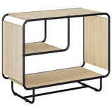 Sideboard Sonoma Oak 80 x 37.5 x 64.5 cm Engineered Wood - Front View