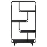 Highboard Black Oak 80 x 37.5 x 144 cm Engineered Wood