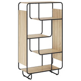 Highboard Sonoma Oak 80 x 37.5 x 144 cm Engineered Wood - Front View