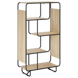 Highboard Sonoma Oak 80 x 37.5 x 144 cm Engineered Wood - 45-Degree Angle