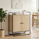 Sideboard Sonoma Oak 68 x 35 x 75 cm Engineered Wood