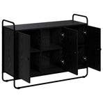 Sideboard Black Oak 102 x 35 x 75 cm Engineered Wood