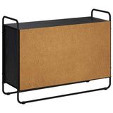 Sideboard Black Oak 102 x 35 x 75 cm Engineered Wood