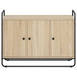 Sideboard Sonoma Oak 102 x 35 x 75 cm Engineered Wood - Side View