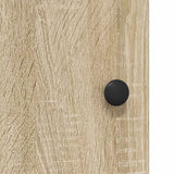 Sideboard Sonoma Oak 68 x 35 x 75 cm Engineered Wood - Close-Up Angle