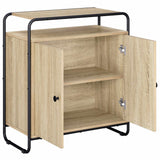 Sideboard Sonoma Oak 68 x 35 x 75 cm Engineered Wood - Front View