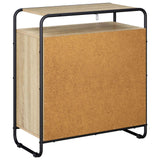 Sideboard Sonoma Oak 68 x 35 x 75 cm Engineered Wood - 45-Degree Angle