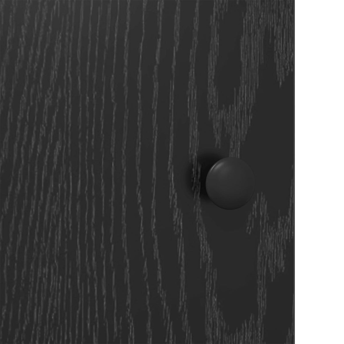 Sideboard Black Oak 102 x 35 x 75 cm Engineered Wood