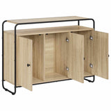 Sideboard Sonoma Oak 102 x 35 x 75 cm Engineered Wood - Side View