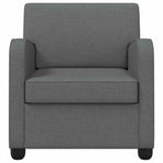 Armchair Dark Grey Fabric