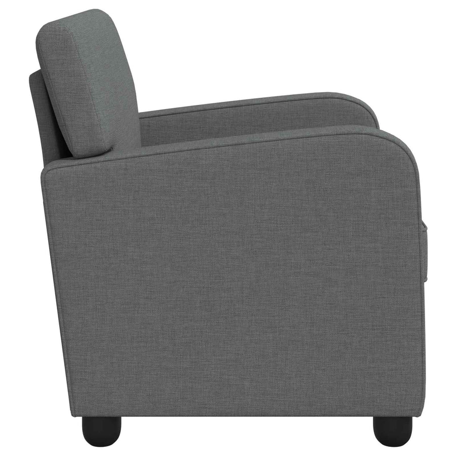 Armchair Dark Grey Fabric