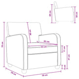 Armchair Black Velvet - Extra Image