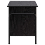 Storage Box Black Oak 80 x 40 x 49.5 cm Engineered Wood