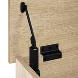 Storage Box Sonoma Oak 80 x 40 x 49.5 cm Engineered Wood - Close-Up Angle