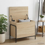 Storage Box Sonoma Oak 80 x 40 x 49.5 cm Engineered Wood