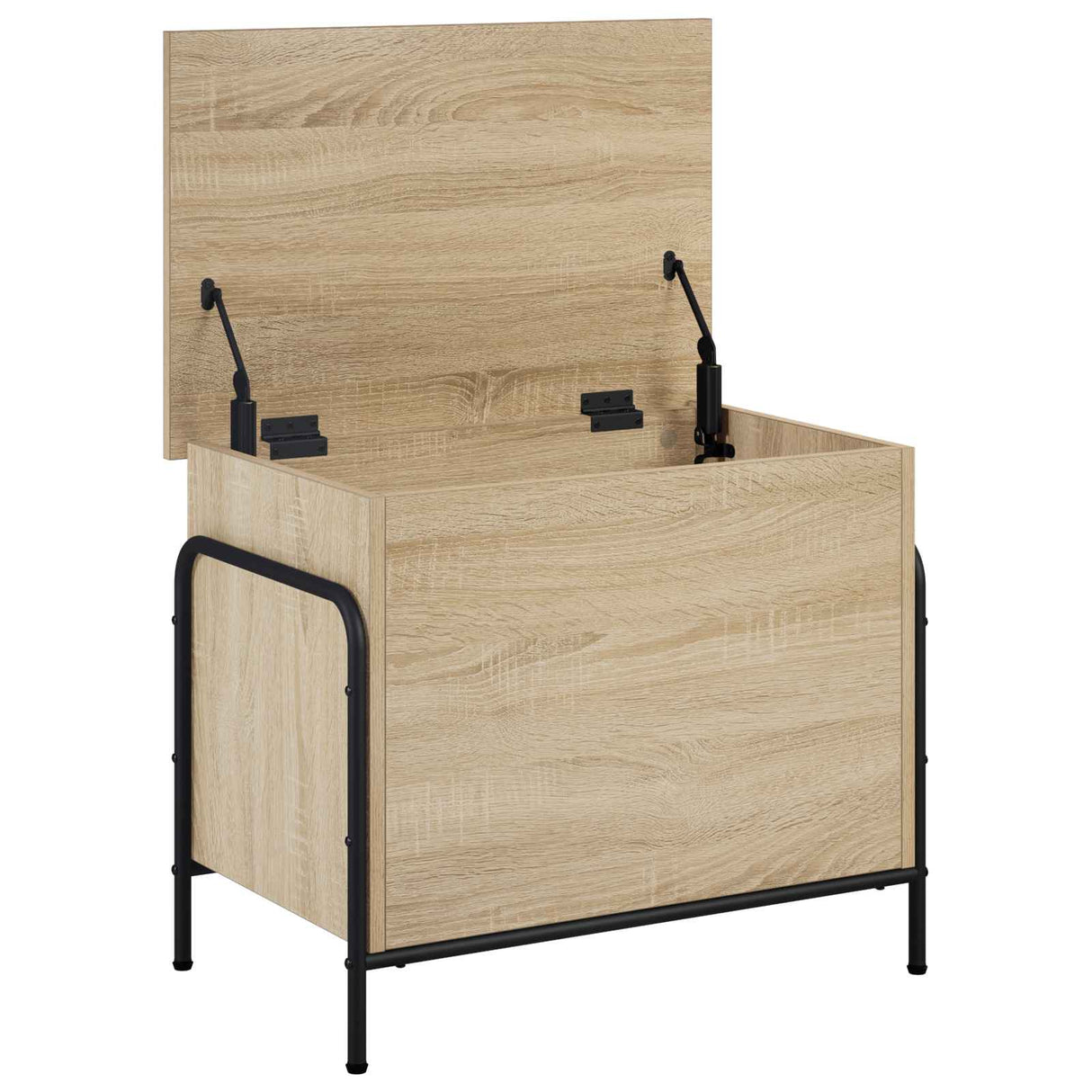 Storage Box Sonoma Oak 80 x 40 x 49.5 cm Engineered Wood