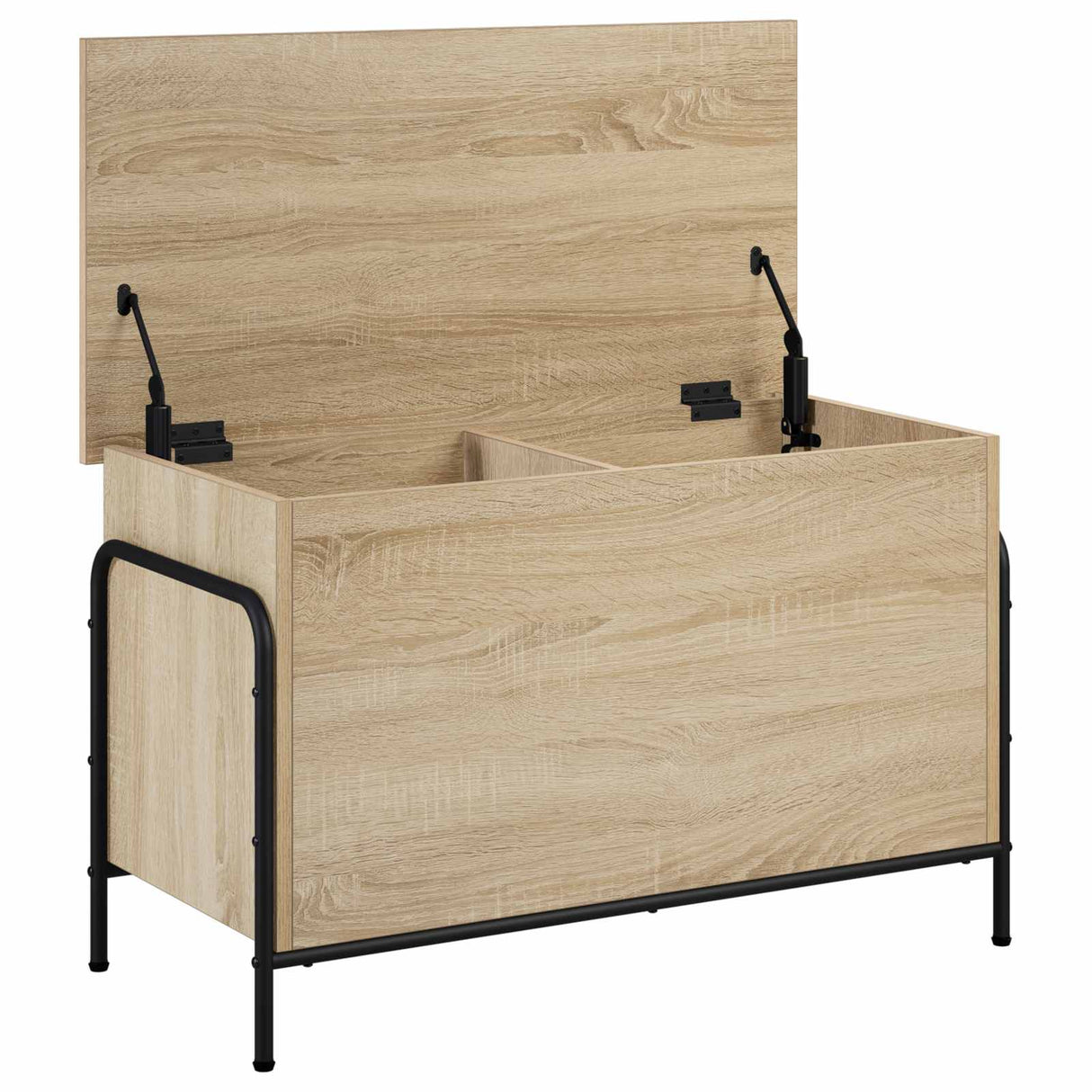 Storage Box Sonoma Oak 80 x 40 x 49.5 cm Engineered Wood
