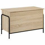 Storage Box Sonoma Oak 80 x 40 x 49.5 cm Engineered Wood - Top-Down View