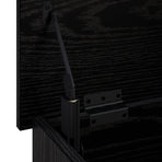 Storage Box Black Oak 80 x 40 x 49.5 cm Engineered Wood