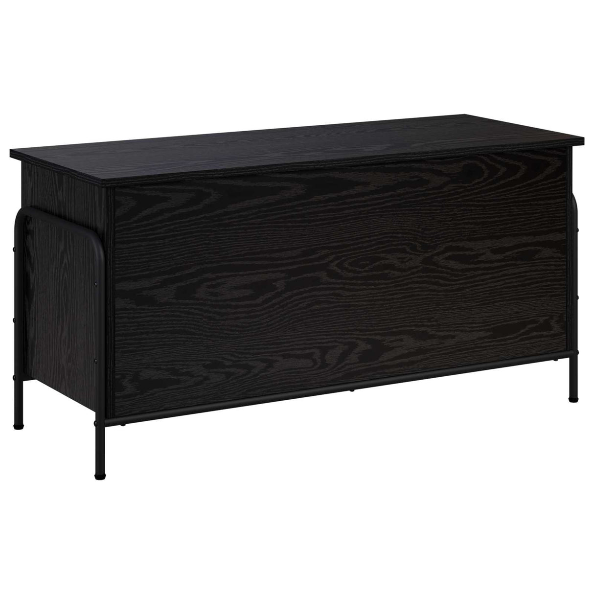 Storage Box Black Oak 80 x 40 x 49.5 cm Engineered Wood