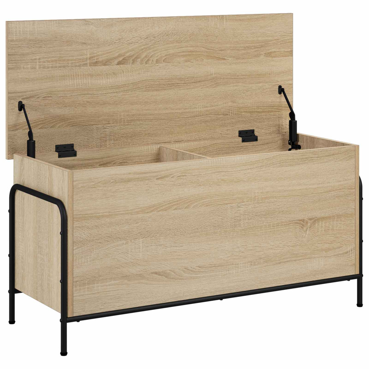 Storage Box Sonoma Oak 80 x 40 x 49.5 cm Engineered Wood