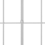 Garden Fence Panel 24 pcs 50 x 30 cm Galvanised Steel Silver