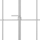 Garden Fence with Stakes 12 pcs 35 x 30 cm Mesh Silver