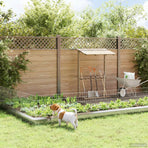 Garden Fence with Stakes 12 pcs 75 x 50 cm Galvanised Steel