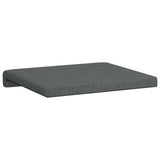 Bench Cushion 4 pcs Fabric Dark Grey Depth 35 cm - Low Angle