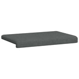 Bench Cushion Fabric Dark Grey Depth 35 cm - 45-Degree Angle