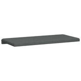 Bench Cushion Fabric Dark Grey Depth 35 cm