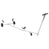 Adjustable Boat Trailer with Pneumatic Tires 200 kg Load Silver
