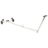 Adjustable Boat Trailer with Pneumatic Tires 200 kg Load Silver