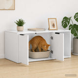 Cat Crate Furniture White 100 x 49 x 45 cm Engineered Wood