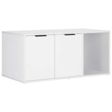 Cat Crate Furniture White 100 x 49 x 45 cm Engineered Wood