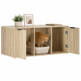 Cat Crate Furniture Sonoma Oak 100 x 49 x 45 cm Engineered Wood