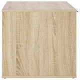 Cat Crate Furniture Sonoma Oak 100 x 49 x 45 cm Engineered Wood - Close-Up Angle